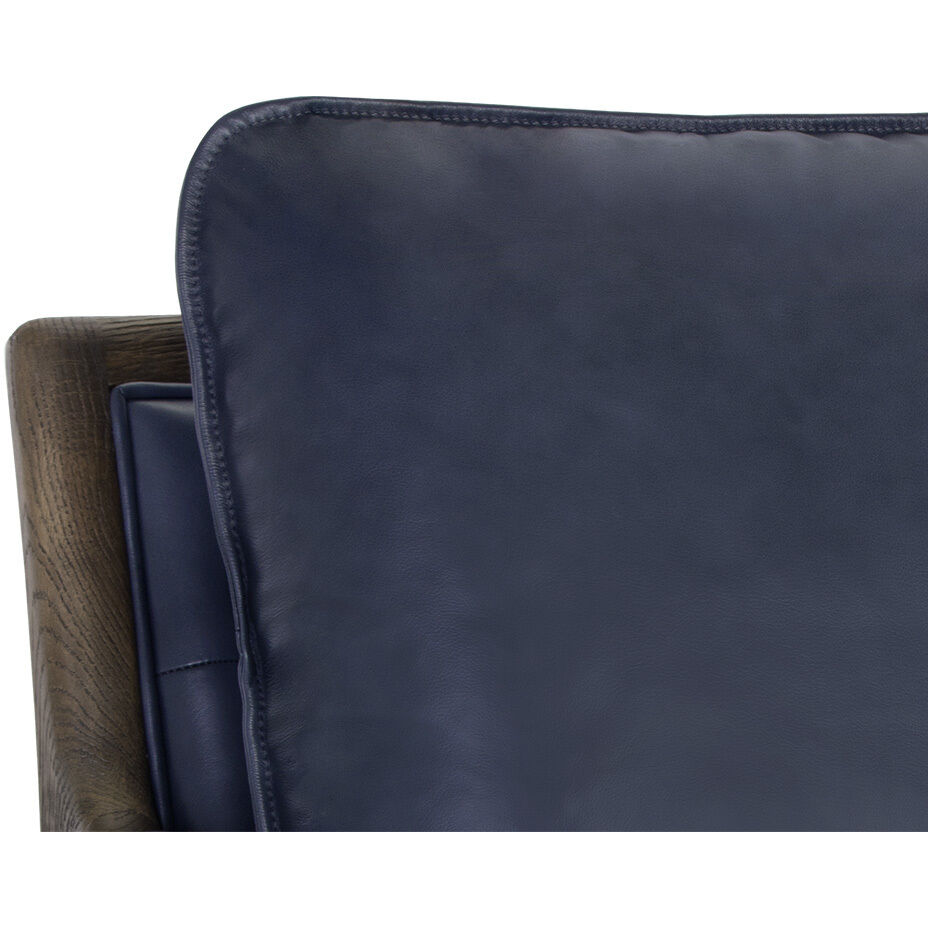 Mauti Distressed Brown / Cortina Ink Leather Armchair